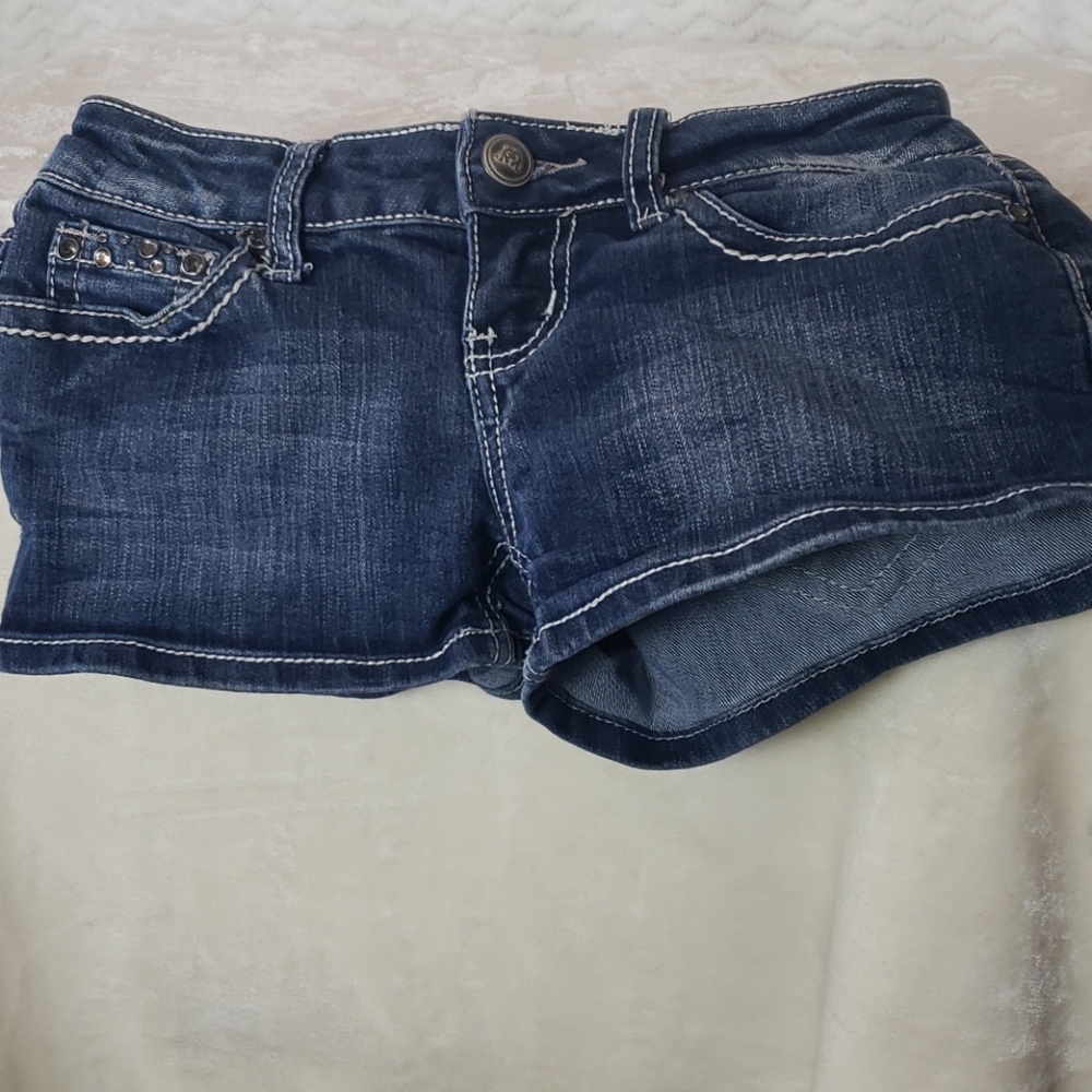 ZCO  embellished denim shorts